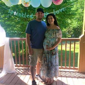 BALTIC BORN AMALFI SMOCKED MAXI DRESS